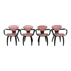1980s Norman Cherner Plycraft Dining Chairs - Set of 4