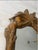 1980s monkey and palm frond wall mirror in the Hollywood Regency, Palm Beach, and Chinoiserie style, featuring tropical...