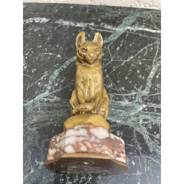 Red Barye - Bronze, Seated Cat For Sale - Image 8 of 10