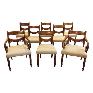 Circa 1830 William IV Set of 8 Dining Chairs For Sale