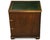 Victorian Military Campaign Chest in Green Leather & Brass Tooled Top For Sale - Image 5 of 7