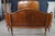 Antique French Louis XVI Burl Walnut Full Size Bed W Wrap Around Footboard For Sale - Image 6 of 13
