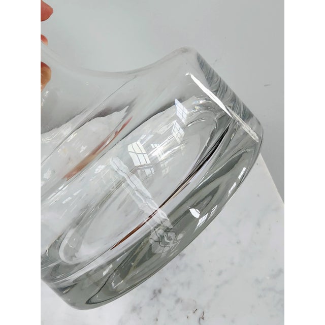 1960s Mid Century English Glass Decanter For Sale - Image 11 of 12