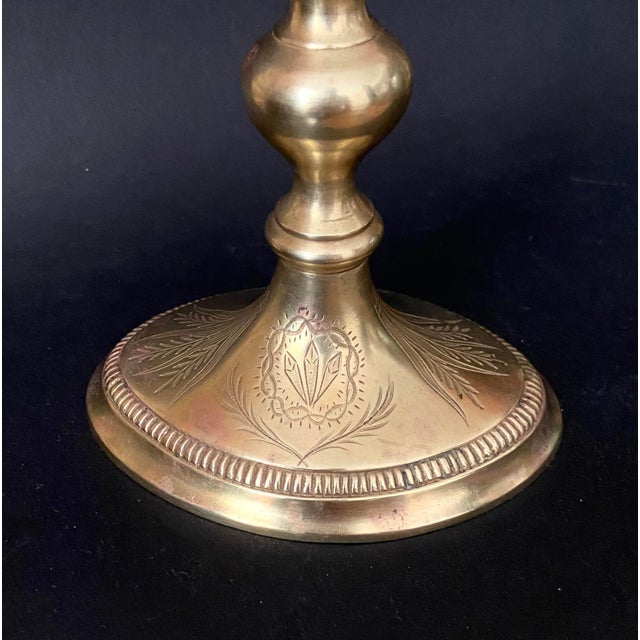 Gold Antique French Vera Cruz Reliquary Crucifix in Brass, 1800s For Sale - Image 8 of 10