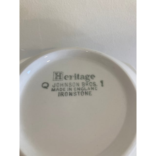 Late 20th Century Johnson Brothers England White Ironstone Octagonal Bowls – Set of 10 For Sale - Image 9 of 11