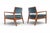 Pair of American Walnut Lounge Chairs, 1960s For Sale - Image 9 of 9