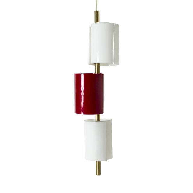 Vintage Scandinavian Ceiling Lamp by Hans Bergström, 1950s For Sale