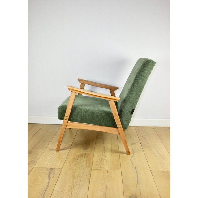 Wood Vintage Lounge Chair in Structural Light Wood, 1970 For Sale - Image 7 of 11