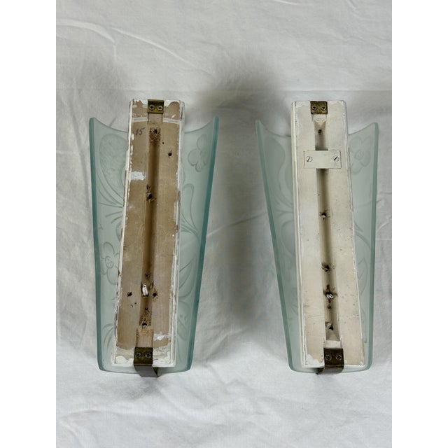 Wall Lamps by Pietro Chiesa for Fontana Arte, 1950s, Set of 2 For Sale - Image 14 of 15