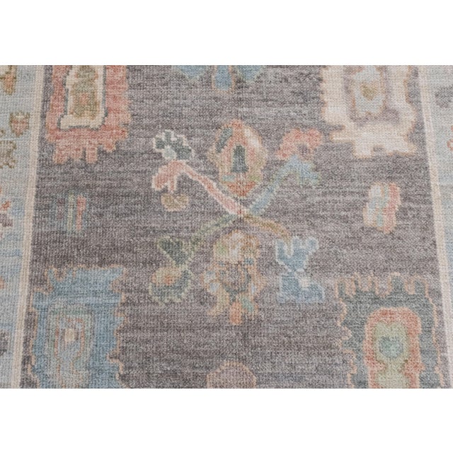Early 21st Century Turkish Oushak Rug 4' x 6'2" For Sale - Image 5 of 8