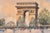 The Arc De Triomphe, Paris, 1920, Gouache & Watercolor, in Flawless conditions. Designed 1920 to 1949 This piece has an...