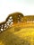 French Gilt Brass Pierced Gallery Tray With Engraved Base, Late 19th Century For Sale - Image 4 of 8