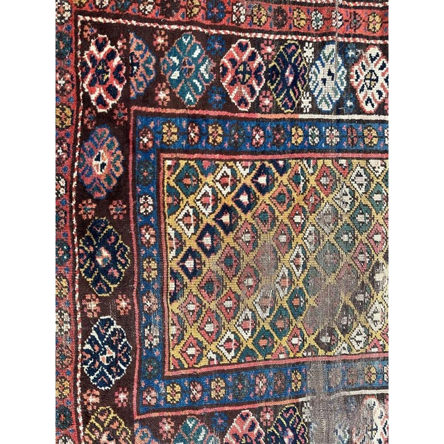 19th Century Kurdish Distressed Rug For Sale - Image 5 of 18