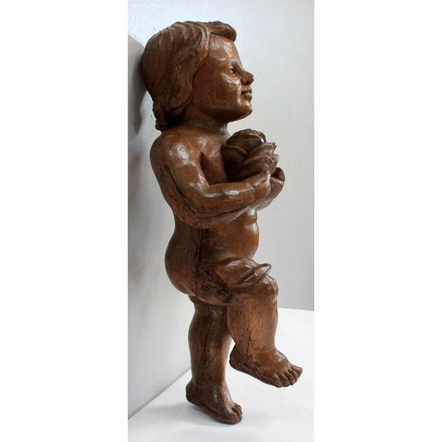 Carved Angel, Early 20th-Century For Sale - Image 11 of 18