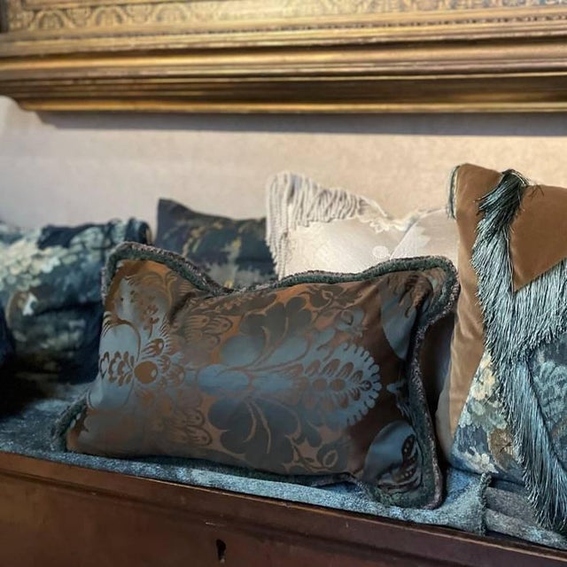 Hazel Cushion by Sohil Design For Sale - Image 4 of 7