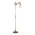 Mid 20th Century Restored Victorian Brass Plated Bridge Floor Lamp For Sale