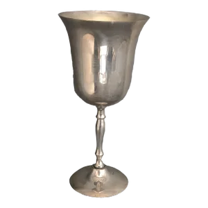 Vintage Silver-Plated Wine Goblet