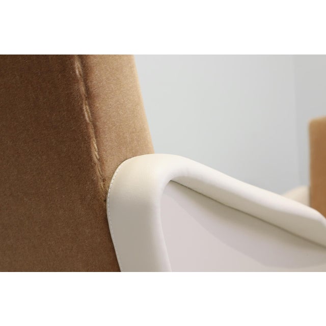Brown Model 807 Distex Armchair by Gio Ponti for Cassina, 1954, Set of 2 For Sale - Image 8 of 15