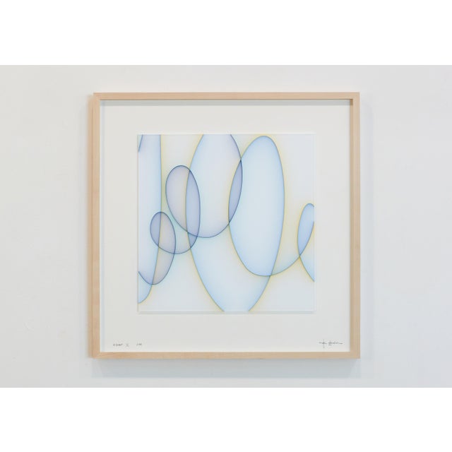 Contemporary Abstract Cast Acrylic and Spray Paint "Acrobat Ii" by Tom Henderson For Sale - Image 4 of 8