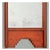 Chinoiserie Five Panel Red Lacquer & Gilt Mirror Screen For Sale - Image 4 of 5