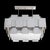 Mid-Century Modern Mid-Century Modernist Robert Sonneman "Cityscape" Chandelier For Sale - Image 3 of 13