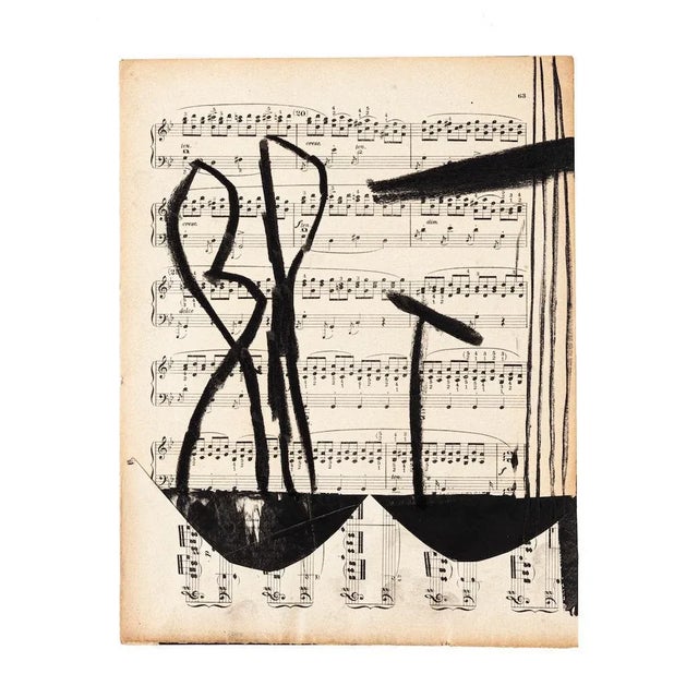 Musical Notes Mixed Media by Tommaso Cascella, 2009 For Sale - Image 3 of 3