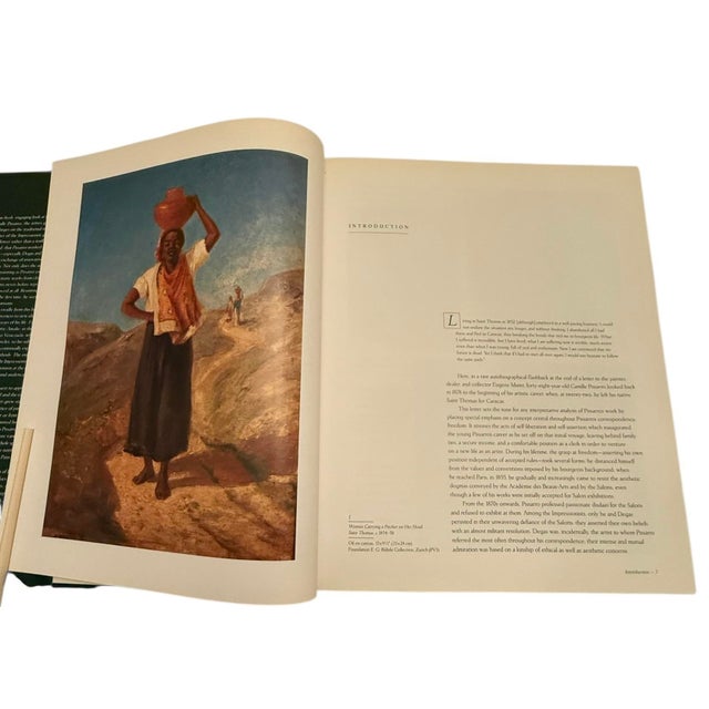 Paper Camille Pissarro by Joachim Pissarro 1993 H. N. Abrams Hardcover Art Book 205 Color Plates For Sale - Image 7 of 12