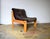 Vintage Brutalist Corduroy Lounge Chair, 1970s For Sale - Image 10 of 10
