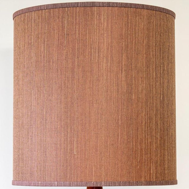 Ceramic Orange Red Volcanic Glazed Ceramic Table Lamp by R. Houben, 1970 For Sale - Image 7 of 12