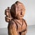 Wood Japanese Mingei Wooden Sculpture of Ninomiya Kinjirō, Shōwa Period, 1920s-1940s For Sale - Image 7 of 11