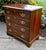 Vintage Cherry Bachelors Chest Chippendale Style 4 Drawer Dresser Pull Out For Sale - Image 13 of 17