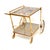 Vintage Italian Brass Drinks Trolley, 1960s For Sale - Image 6 of 12