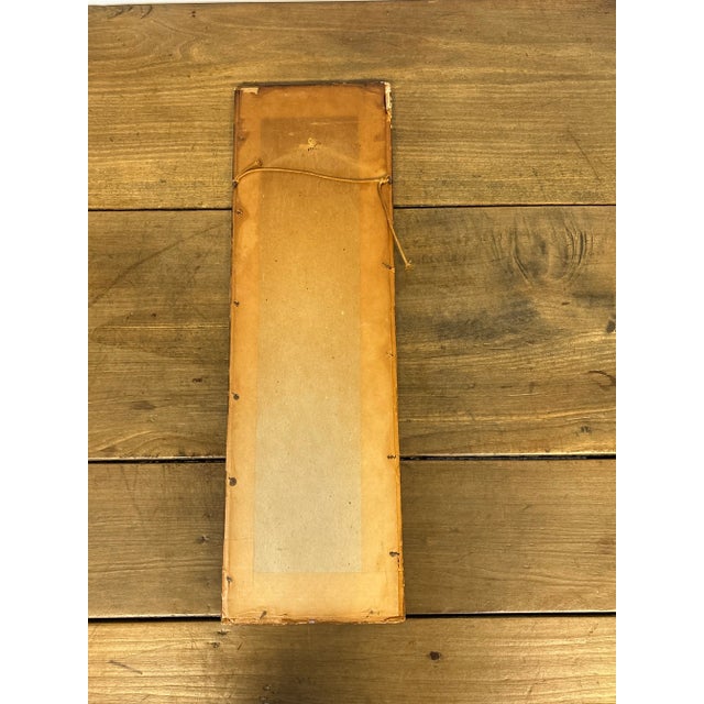 A striking piece of framed vintage English textile art, this work beautifully represents a hare, swan, horse, and wild...