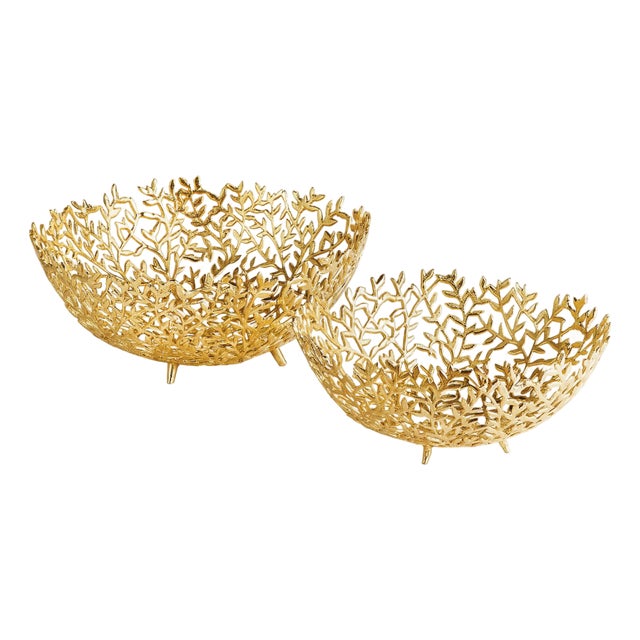 Celine Decorative Bowls, Set Of 2 For Sale