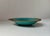 Art Deco Ceramic Dish in Turquoise Green Glaze & Brass from Christian Jensen, 1930s For Sale - Image 3 of 9