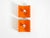 1960s Space Age Metal Wall Lamps in Orange by Klaus Hempel for Kaiser Leuchten, 1960s, Set of 2 For Sale - Image 5 of 18