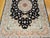 Fine Tabriz Rug, Hand-Knotted Wool & Silk, Floral Pattern, Black & Ivory, 7x10 For Sale - Image 12 of 18