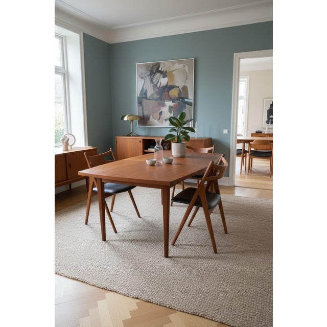 Brown Large Danish Dining Table in Teak from A/S Polexim Co., Denmark, 1960s For Sale - Image 8 of 18