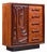 Witco Style Pulaski Oceanic Mid Century Highboy Armoire For Sale