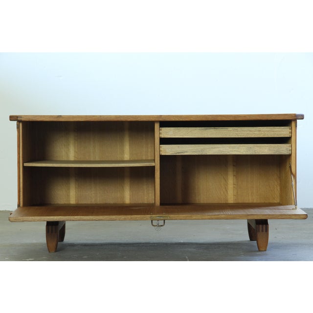 Danish Brutalist Oak Chest by Henning Kjærnulf, 1960s For Sale - Image 9 of 18