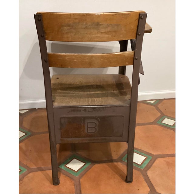 Vintage Student Chair W Attached Desk For Sale In Phoenix - Image 6 of 10
