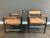 Pair of Edward Wormley, signed Dunbar armchairs (to underside) known as "Edward's Chair," these handsome examples have...