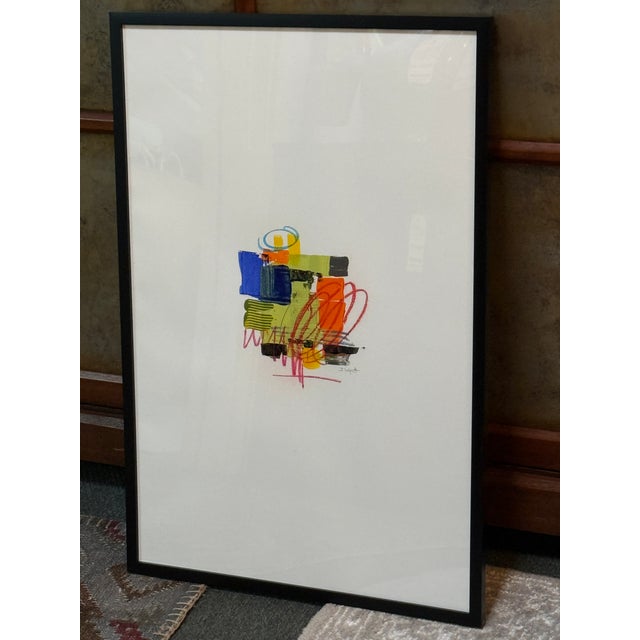 Design Plus Gallery presents an Original Acrylic Painting "Zippy" by Isabel Wyatt. The artwork is a wild abstraction of...