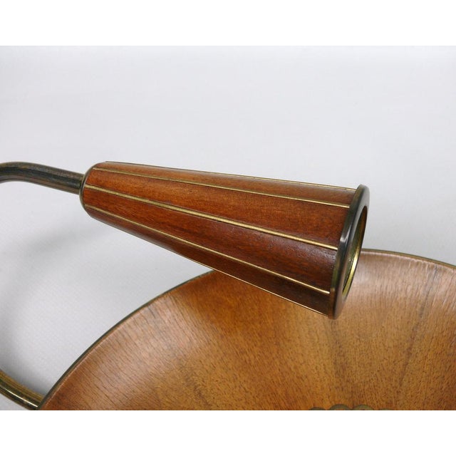 Sunburst Wall Light in Wood & Brass from Temde, 1950s For Sale - Image 16 of 18