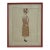 Vintage French Fashion Print by Lepage-Medvey, Costumes Français Champagne Woman, Framed Paris Editions Hyperion Illustration. For Sale