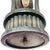 Art Deco 3-Arm Iron Chandelier with Opaline Glass Shades, 1930s For Sale - Image 6 of 7