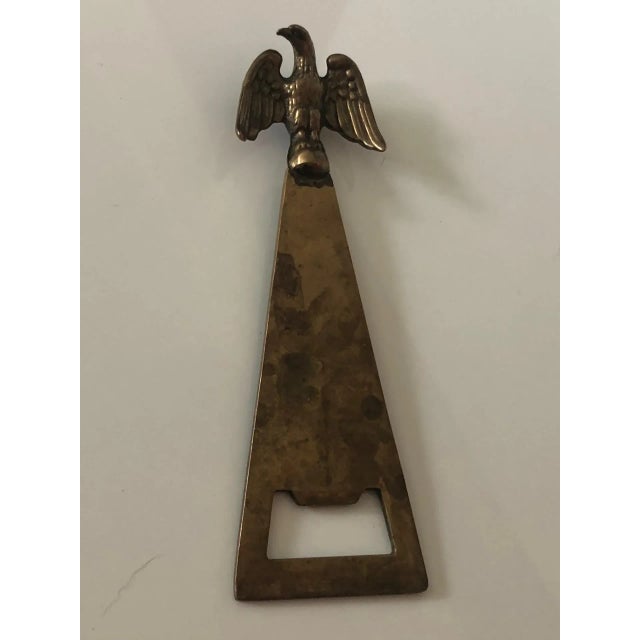 1960s Italian Brass Eagle Bottle Opener For Sale - Image 4 of 5