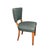 Teal Mid Century Modern Upholstered Side/Desk Chair For Sale - Image 8 of 8