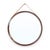 Round Mirror with Teak Frame, 1960s For Sale - Image 13 of 13
