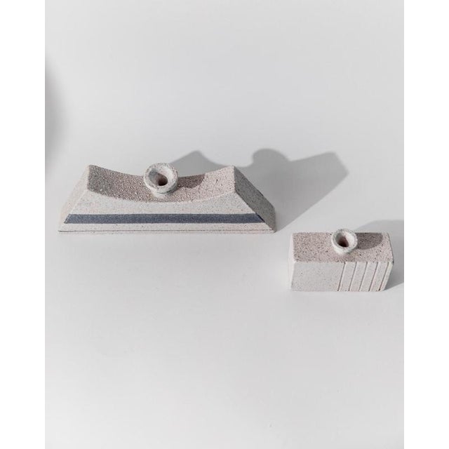 Vintage Ceramic Vases, 1980s, Set of 2 For Sale - Image 3 of 11